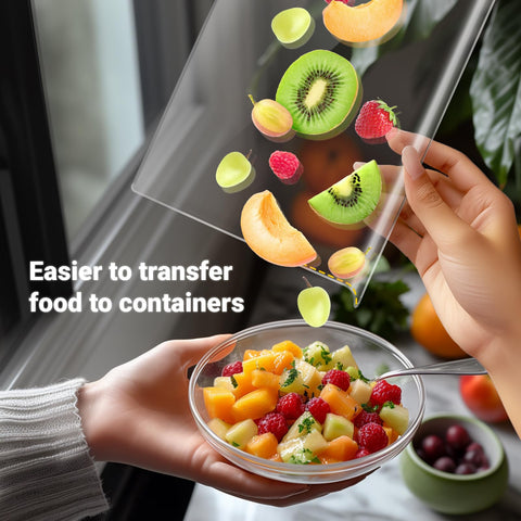 Gracenal transparent design complements kitchen décor while protecting countertops.