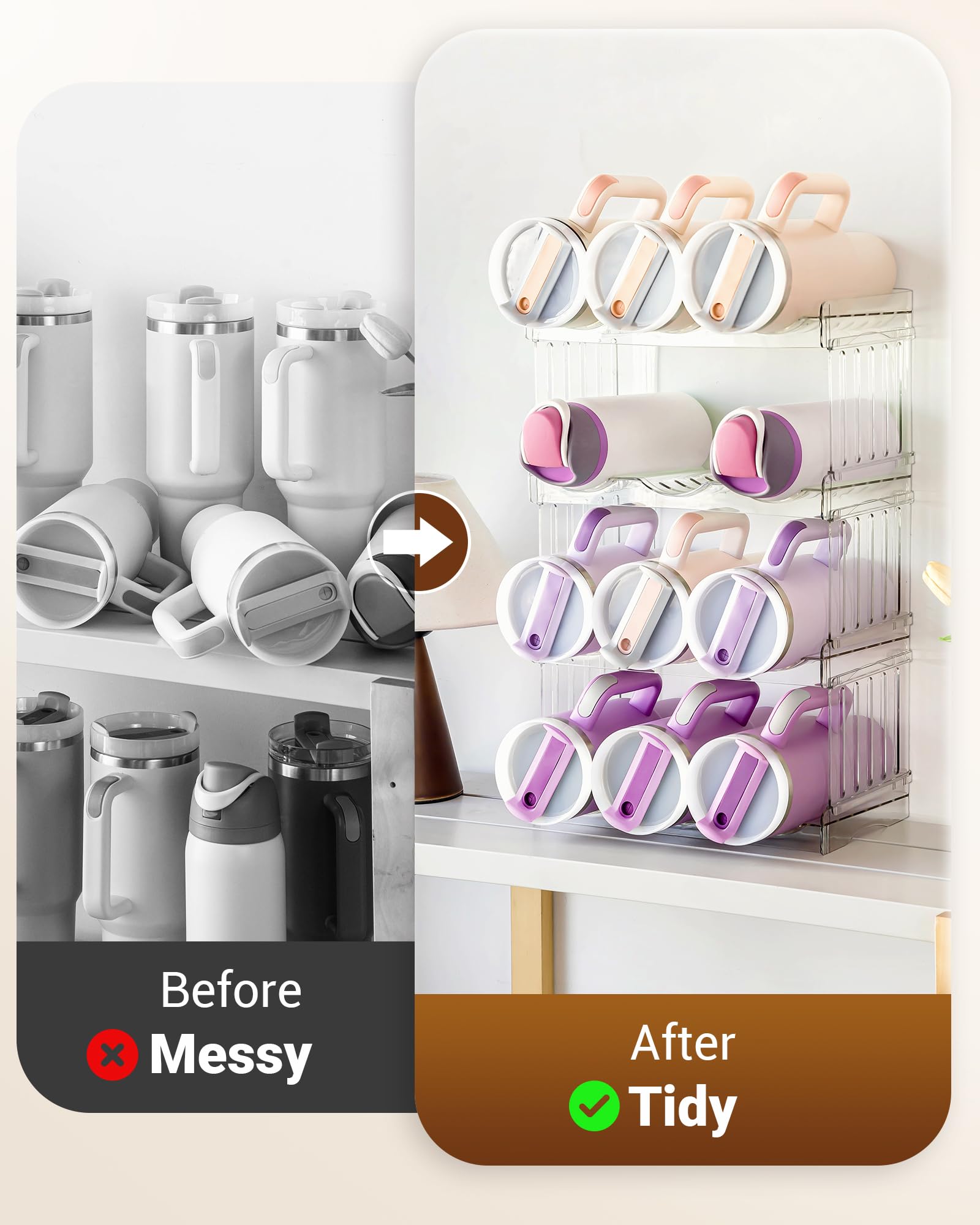 Gracenal transparent kitchen design complements any decor