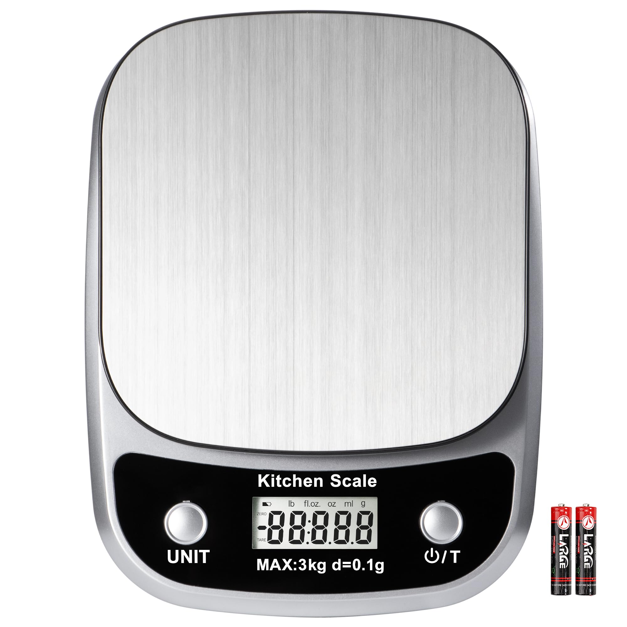 GRAM PRES Food Kitchen Scale with stainless steel platform for precise measurements.