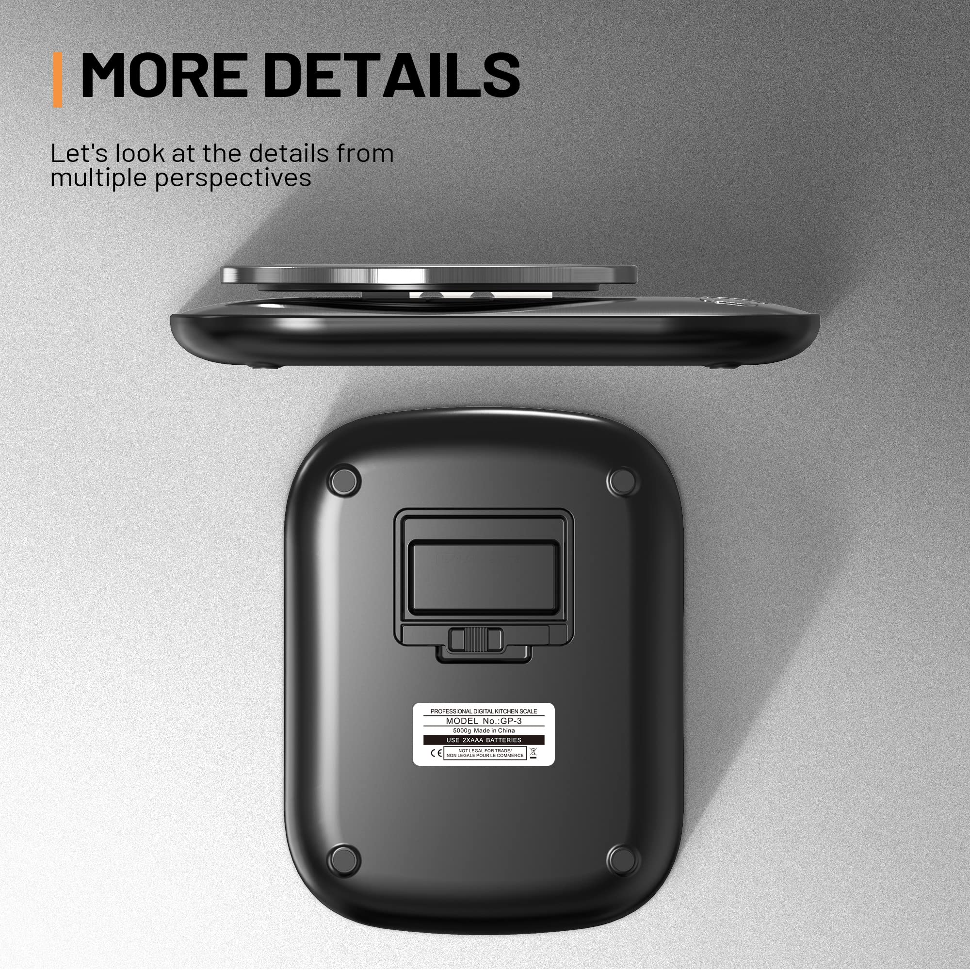 GRAM PRES modern stainless panel design adds durability and style to any kitchen.