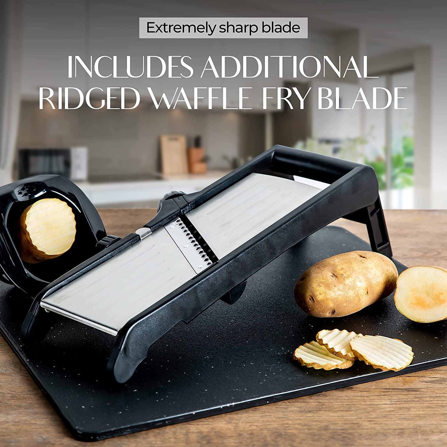 Gramercy blade guard stored safely to prevent accidents when not in use