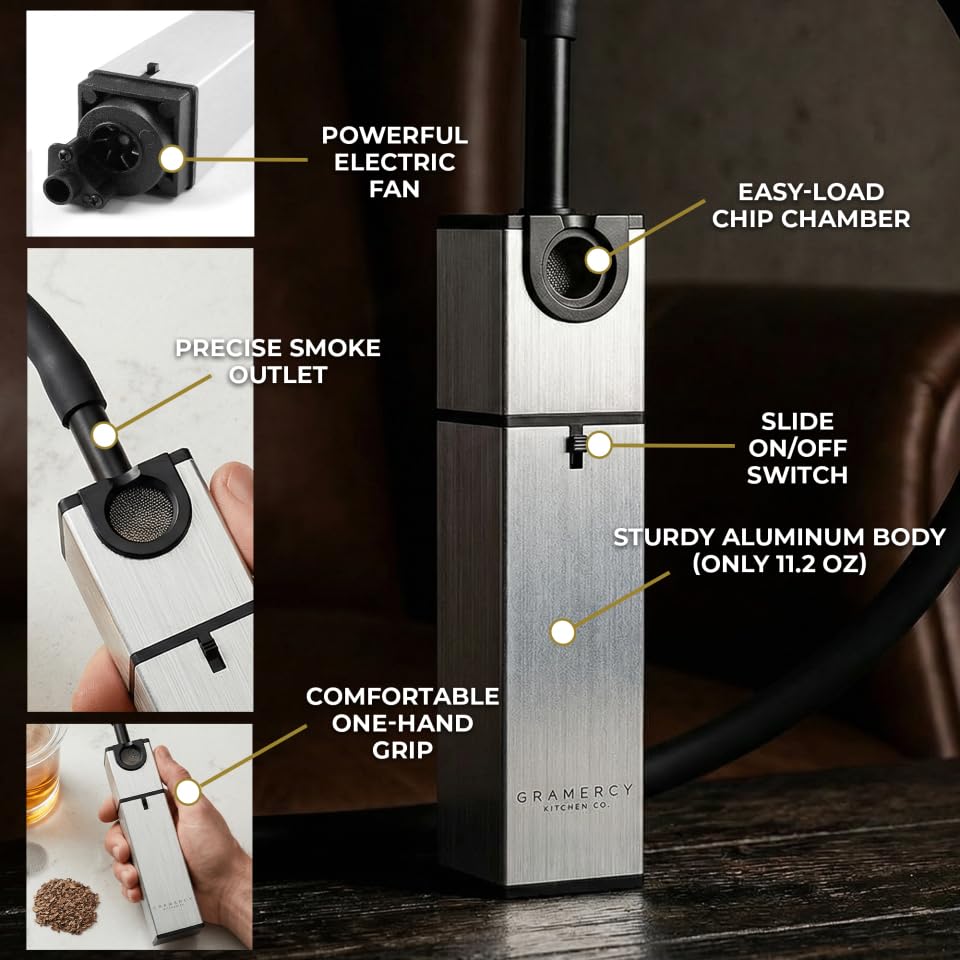 Gramercy Kitchen cleaning brush and accessories simplify maintenance.