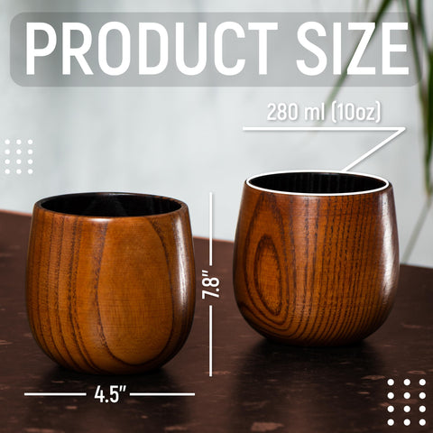 Granatan wooden bourbon glass grip angle, easy and comfortable sipping.
