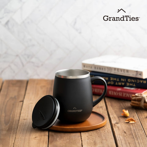 GRANDTIES gift-worthy mug for coffee lovers, students, and professionals.