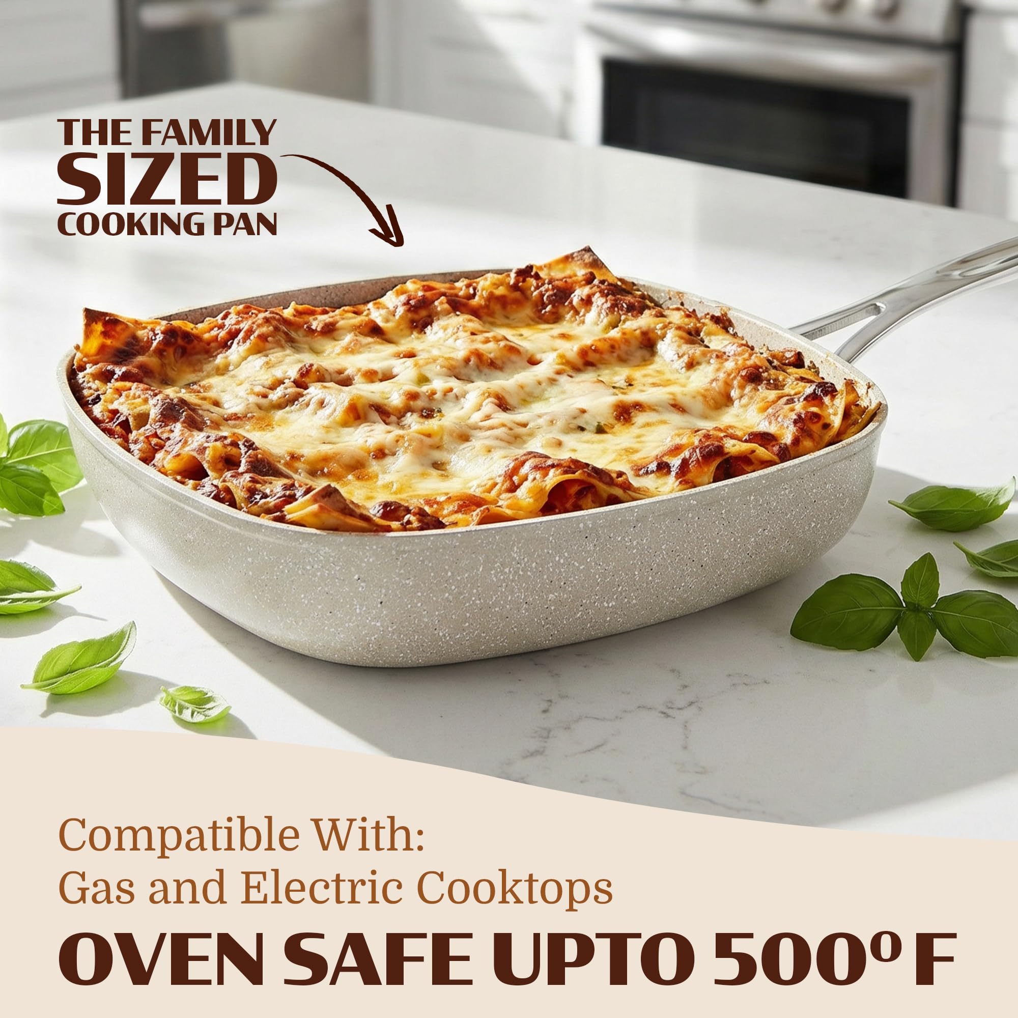 Granitestone 10-year warranty provides long-term kitchen confidence.