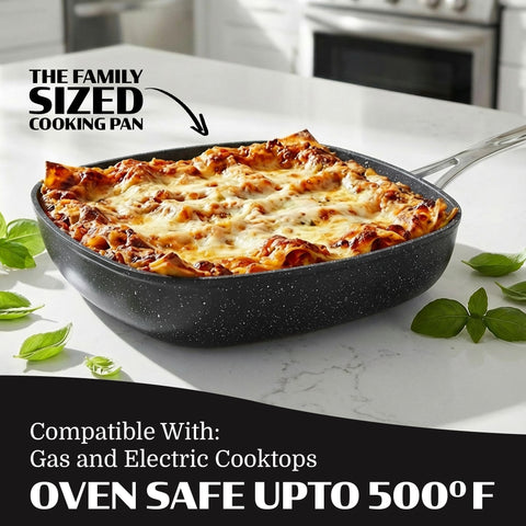 Granitestone Ceraluxe XL cookie sheet for large-batch baking.