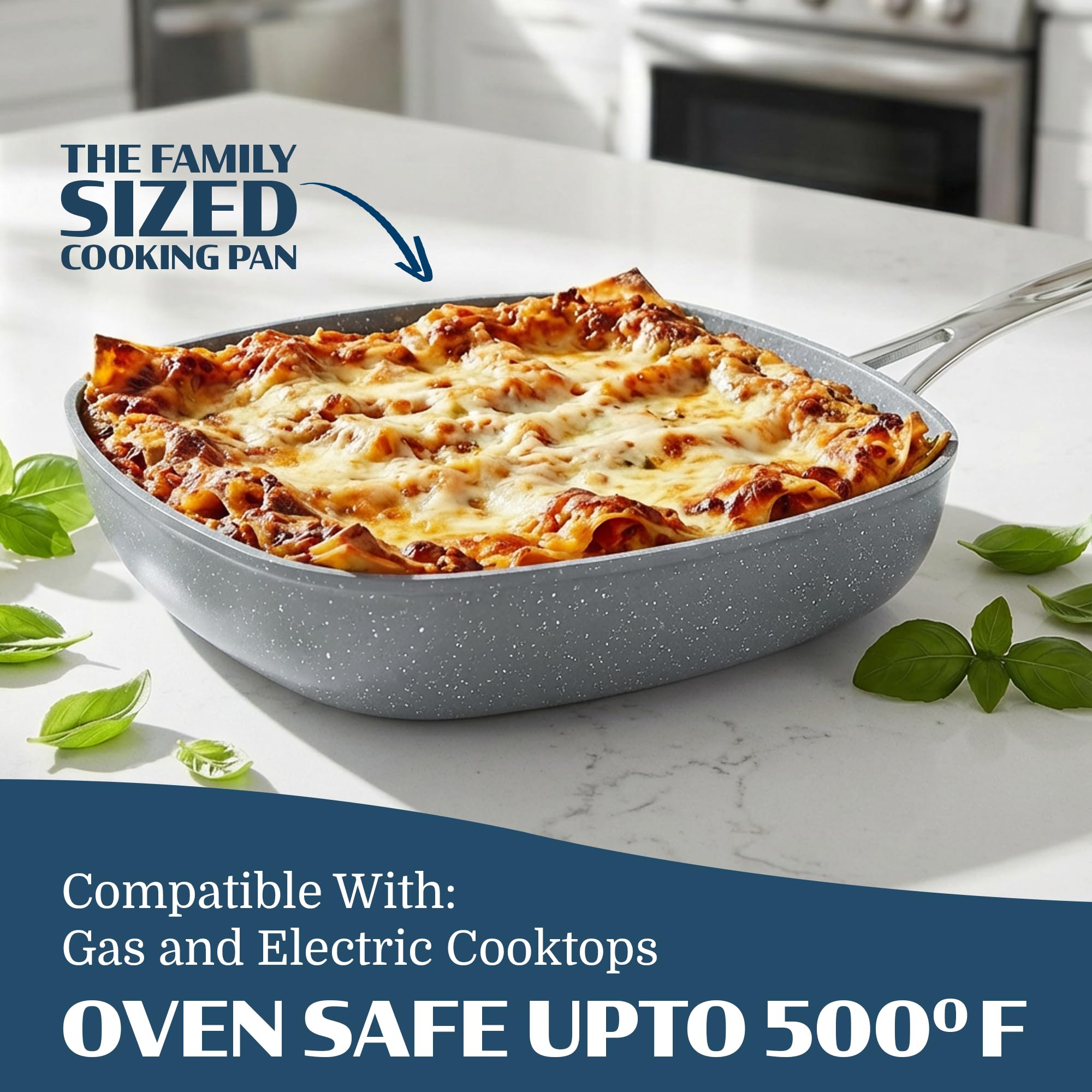 Granitestone Ceraluxe 20pc set XL cookie sheet for large-batch baking