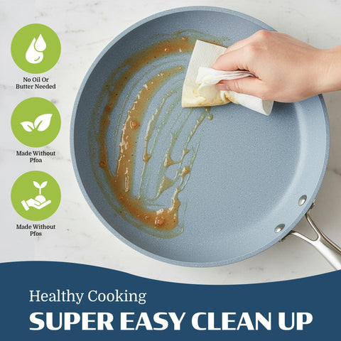 Granitestone steamer and utensils for versatile cooking options