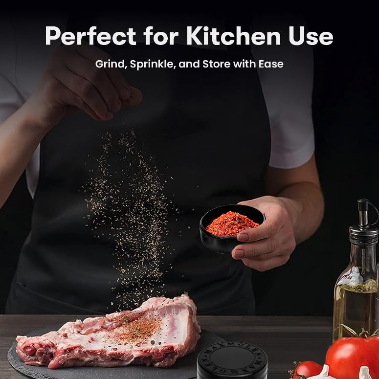 GRAVEND engraved pattern adds style while grinding spices