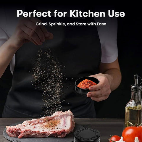 GRAVEND engraved pattern adds style while grinding spices
