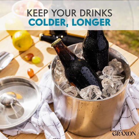 GRAXON stainless steel construction offers durability with a sleek look.