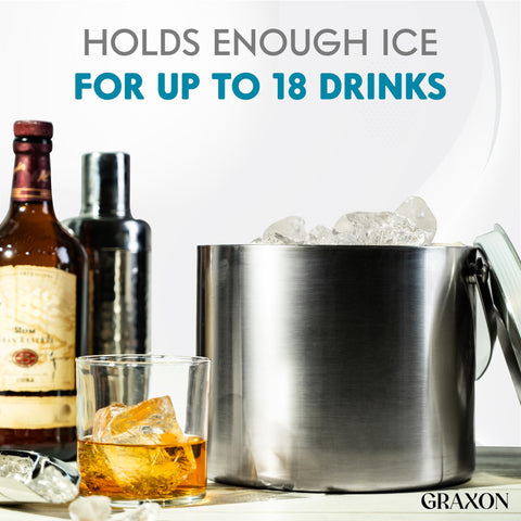 GRAXON wine and champagne service ice bucket for chilling beverages.