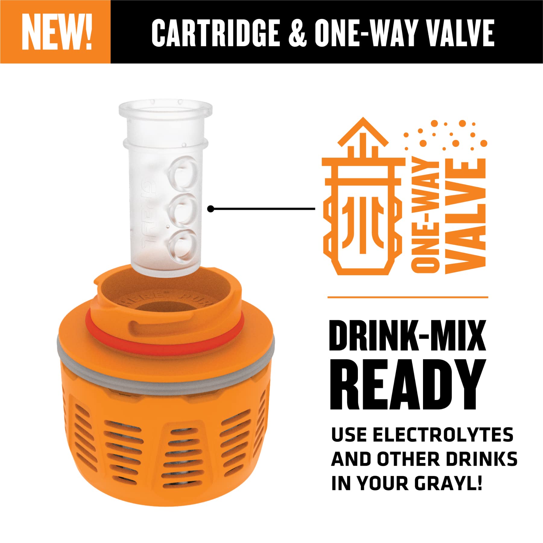 GRAYL GeoPress bottle with robust design ready for extreme conditions