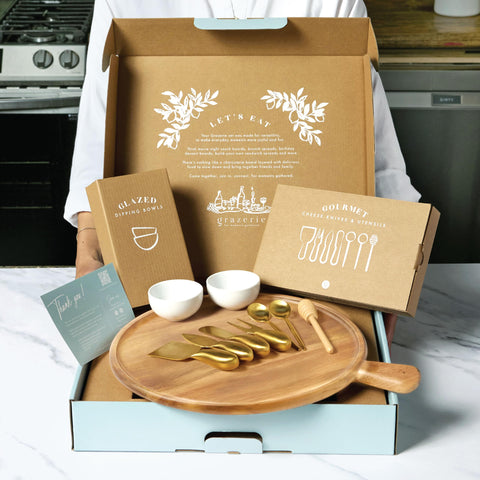 Grazerie dipping bowls keep sauces organized and ready to dip