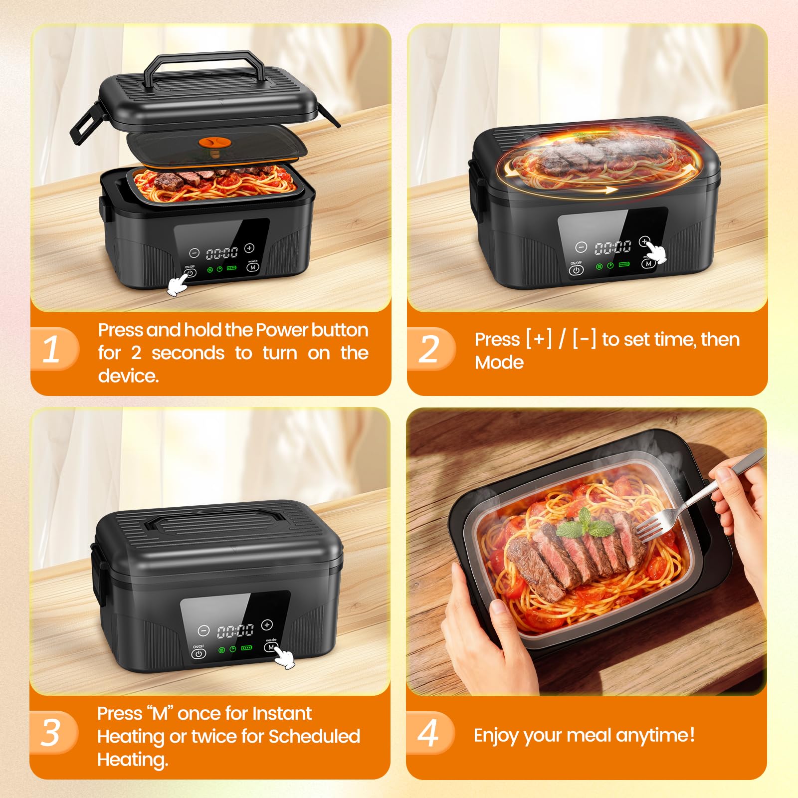 Great Dachong included utensils support convenient meals anywhere