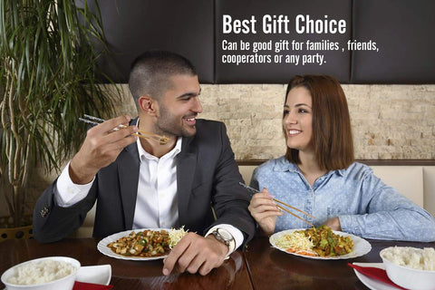 Greatamzor two-pairs gift set ideal for family meals or gifting