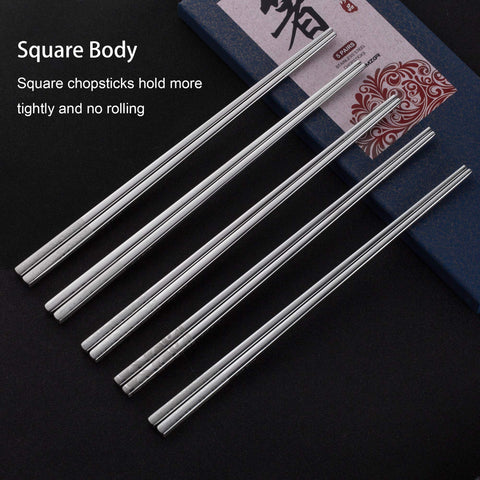 Greatamzor chopsticks with smooth surface for easy cleaning