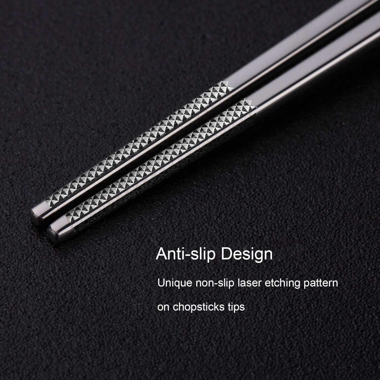 Greatamzor eco-friendly reusable chopsticks reduce waste