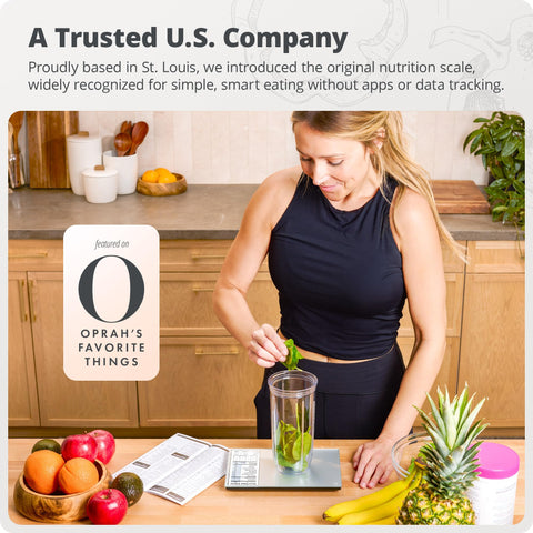 Greater Goods preloaded food codes provide offline nutrition data for fast planning.