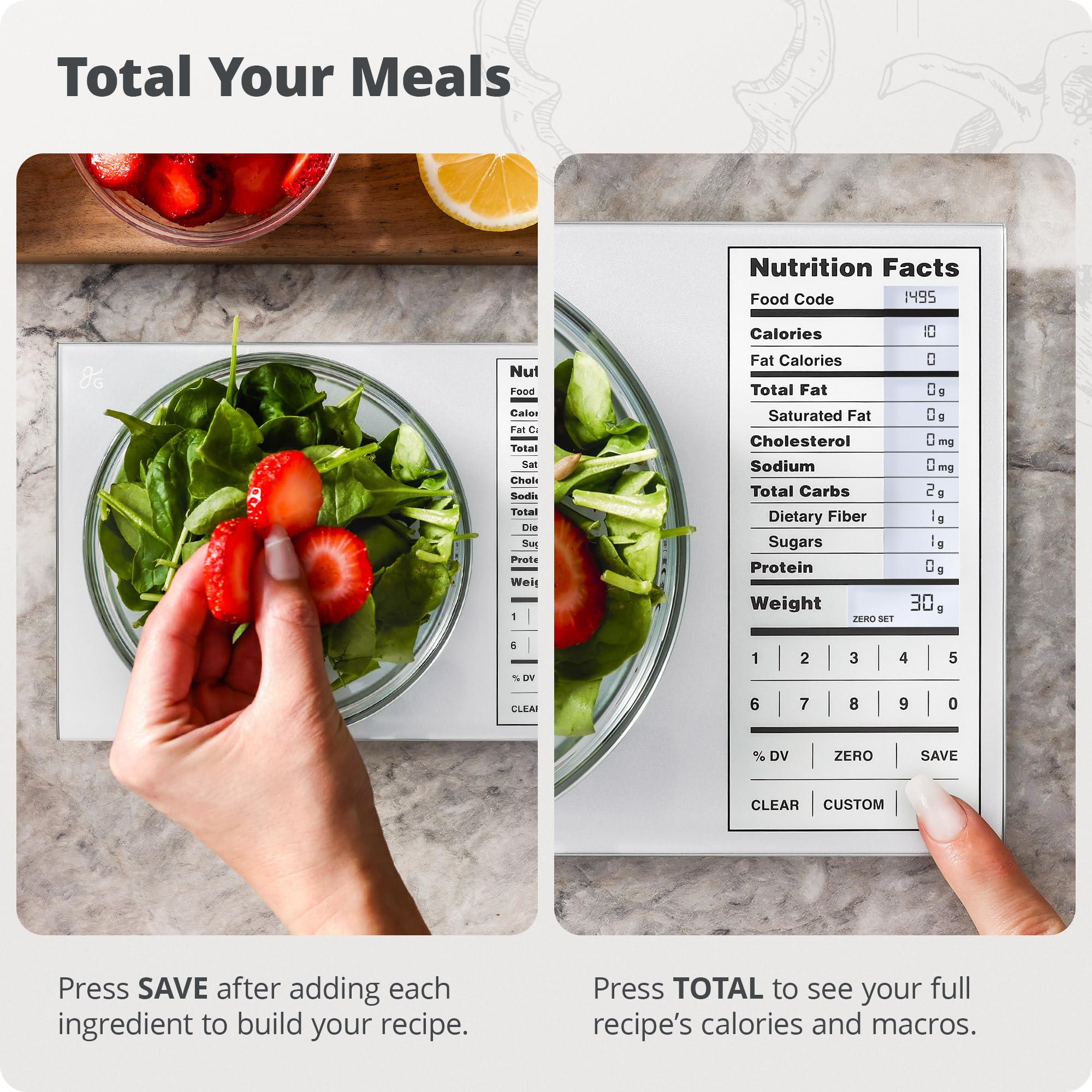 Greater Goods tempered glass surface stays clean and durable during busy cooking.