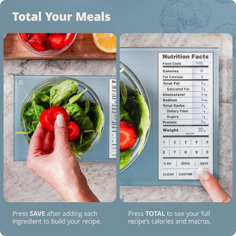 Greater Goods glass surface enables easy cleaning and hygienic food prep.