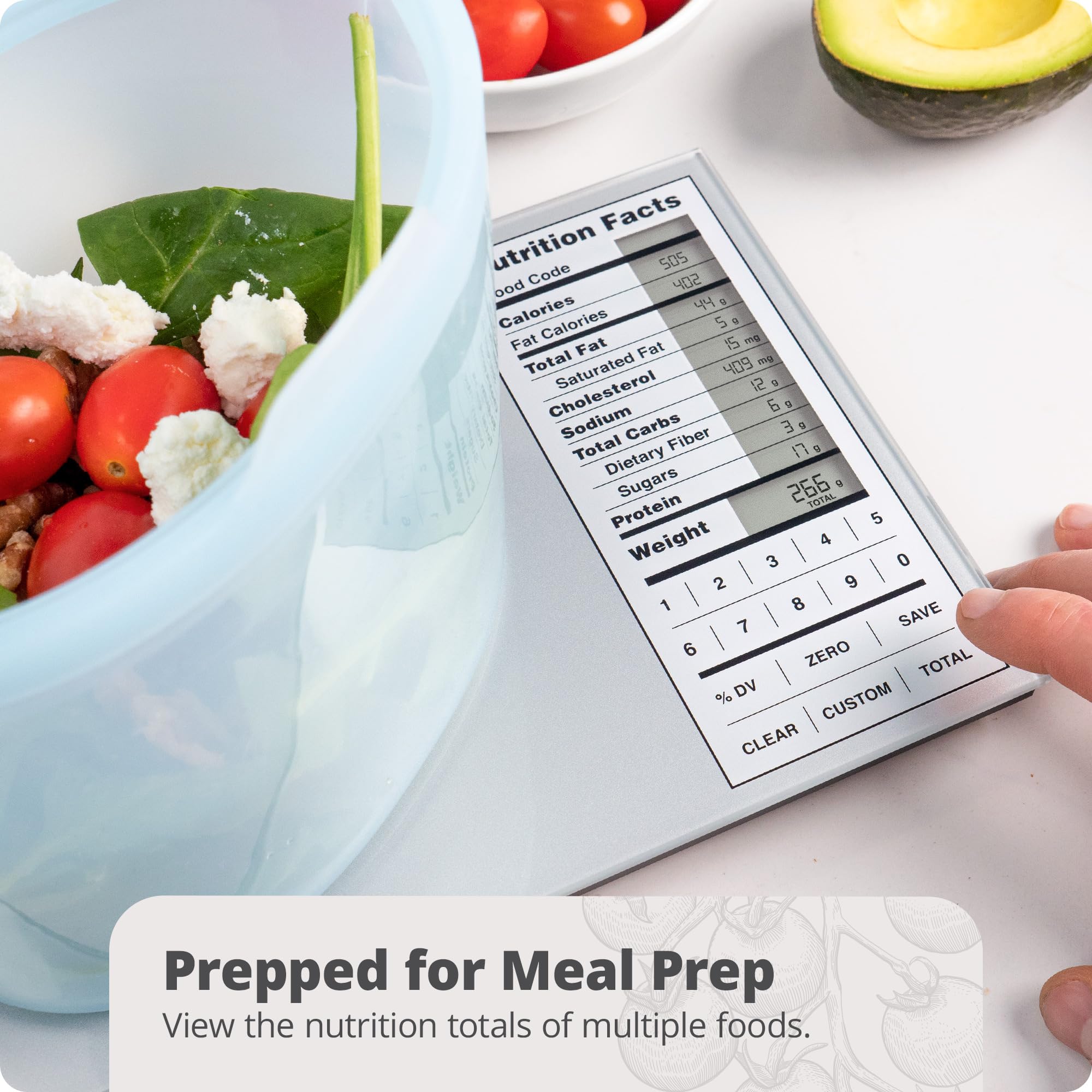 Greater Goods Nutrition Scale step-by-step manual for quick setup.