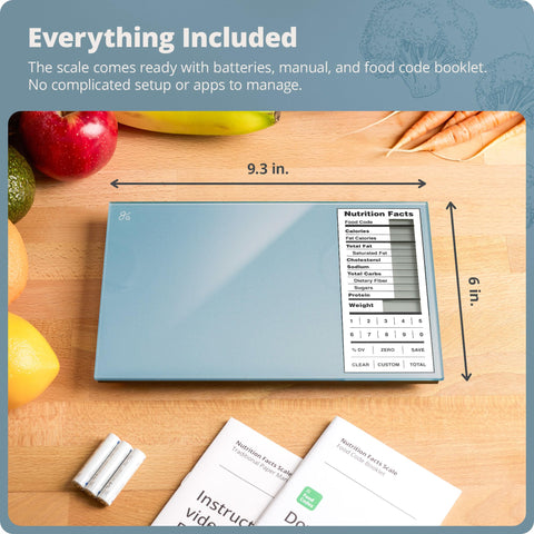 Greater Goods scale supports grams, ounces, pounds, and milliliters for flexible use.