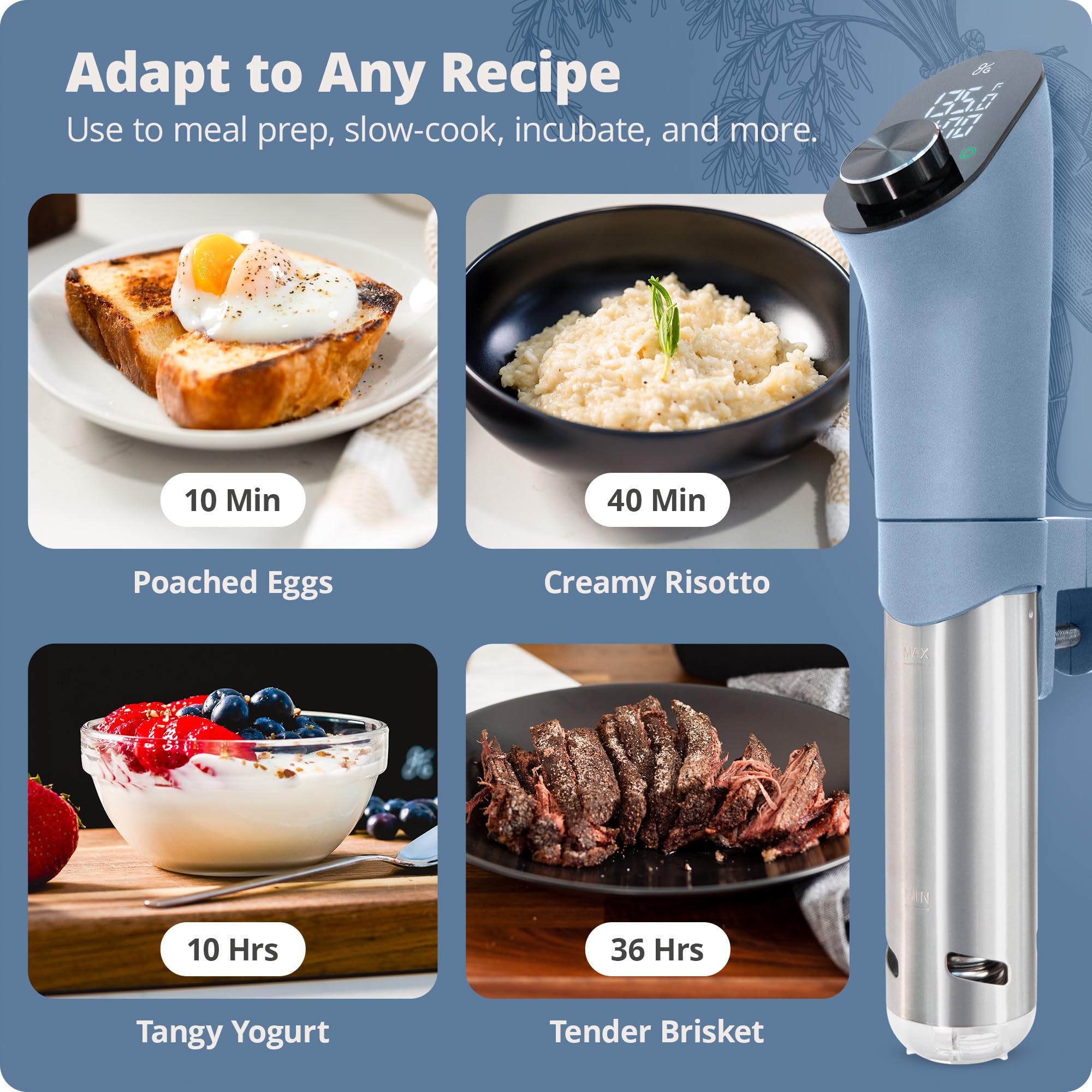 Greater Goods dishwasher-safe stainless steel cover keeps the setup tidy