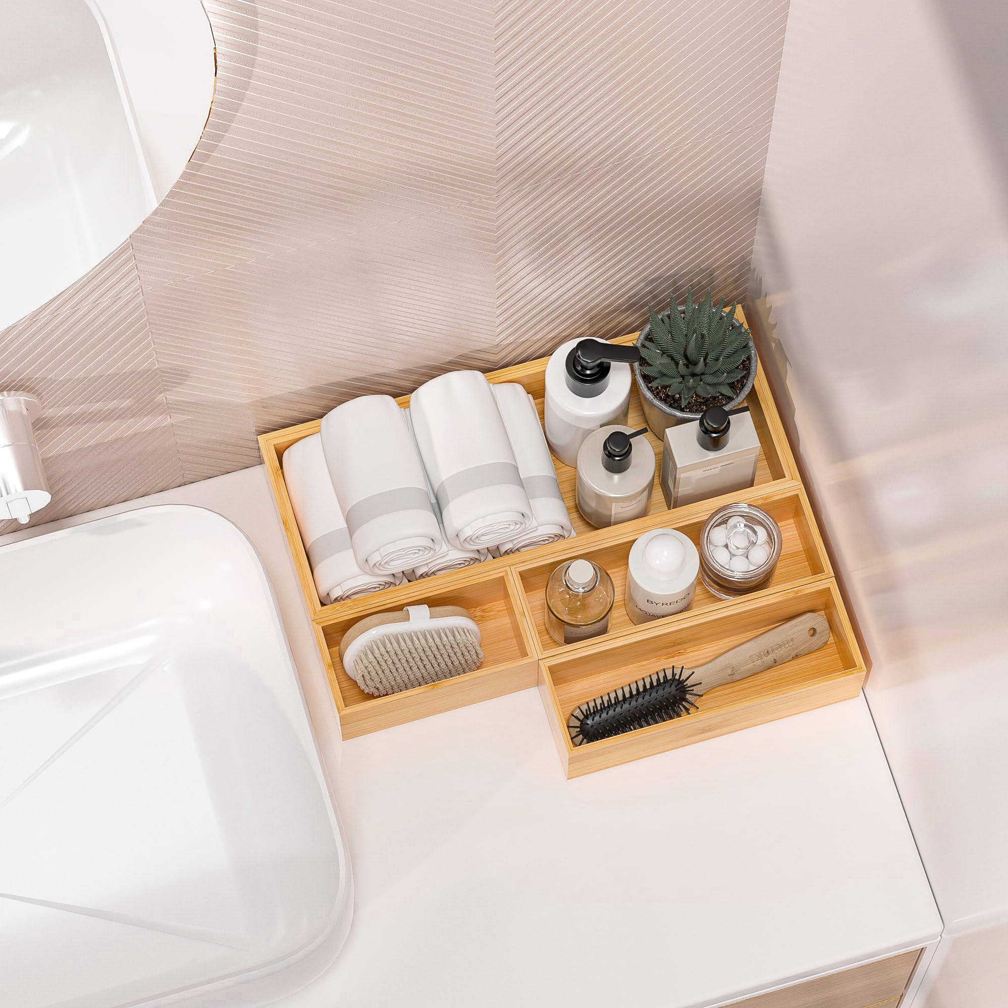 Greatseas junk drawer organizer tray tidies small gadgets and accessories