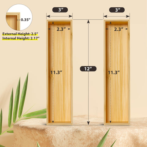 Greatseas bamboo organizer for silverware keeps utensils neatly separated and accessible