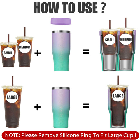 Greatyos leak-proof lid and straw for on-the-go sipping