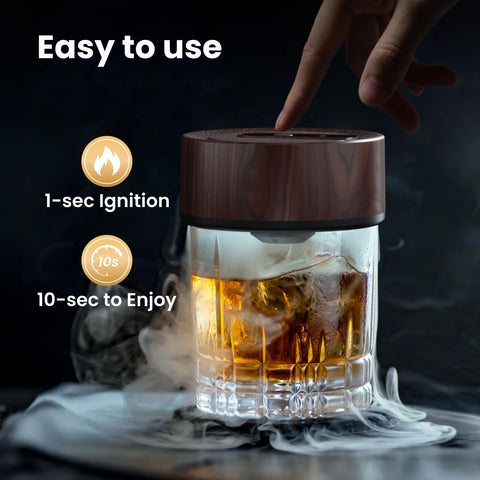 Grebilux smoker flavor beech, offers balanced smoky finish for drinks.