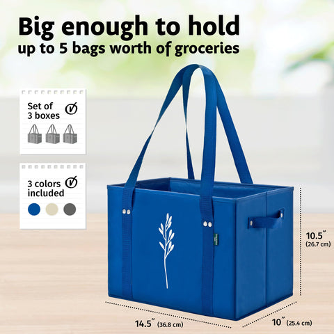 Green Bulldog Bags heavy-duty-65lbs-tote demonstrates high capacity for groceries