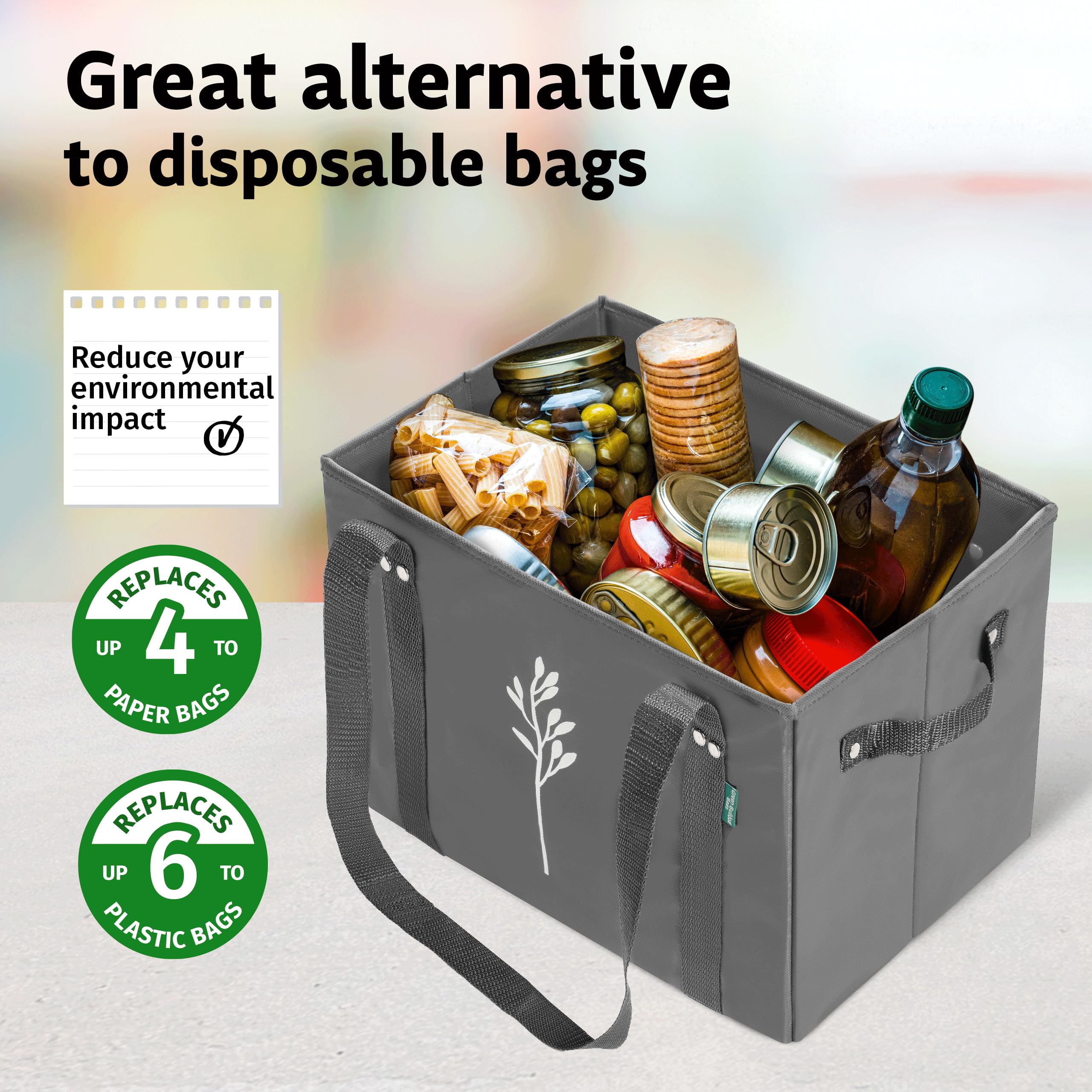 Green Bulldog Bags long-handles-shoulder-tote enables comfortable carrying
