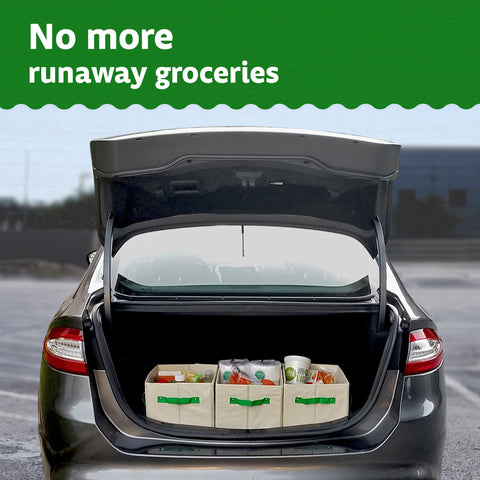 Green Bulldog Bags water-resistant material is easy to wipe clean after spills.