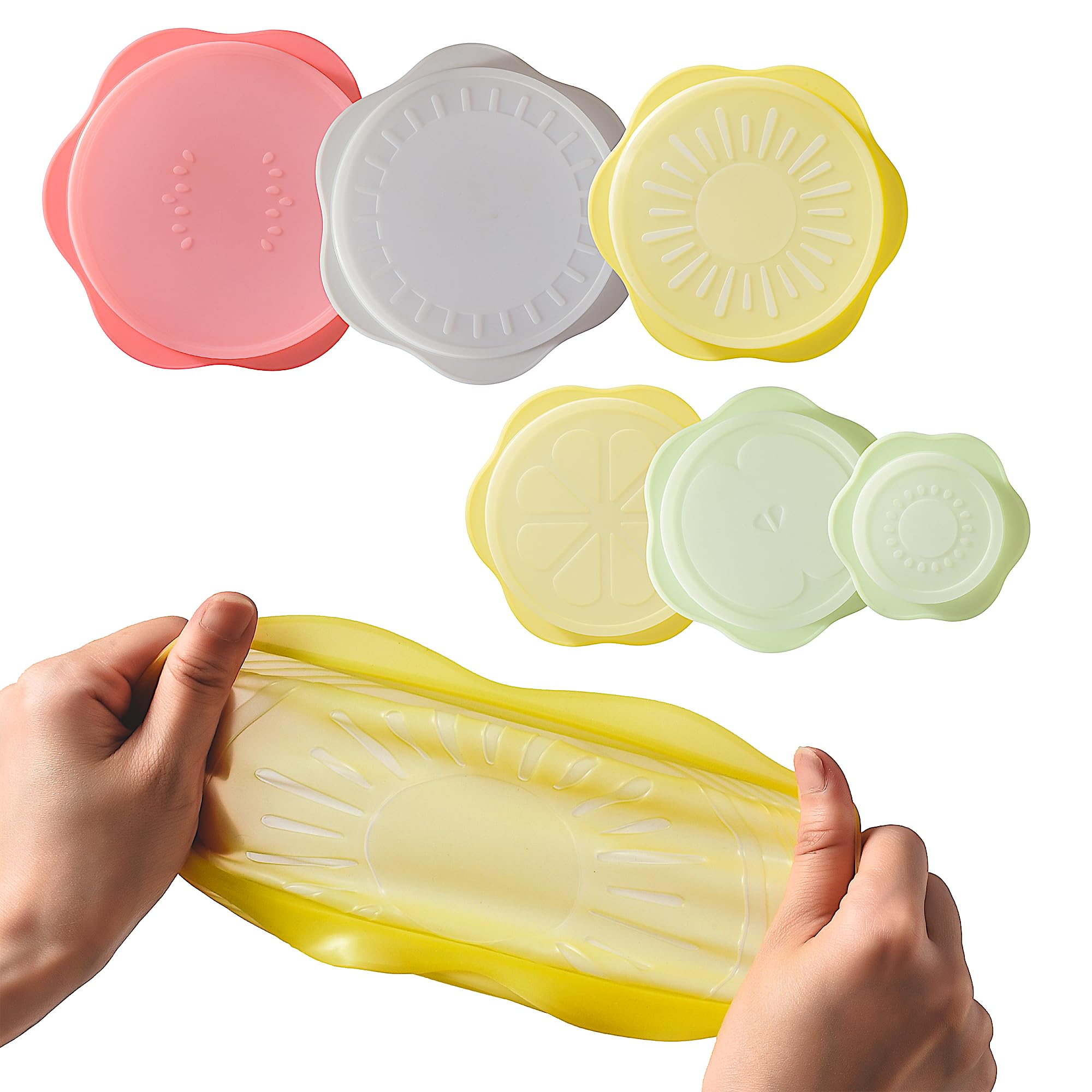 Green Hearth reusable lids sealing bowls for airtight freshness and spill-free storage