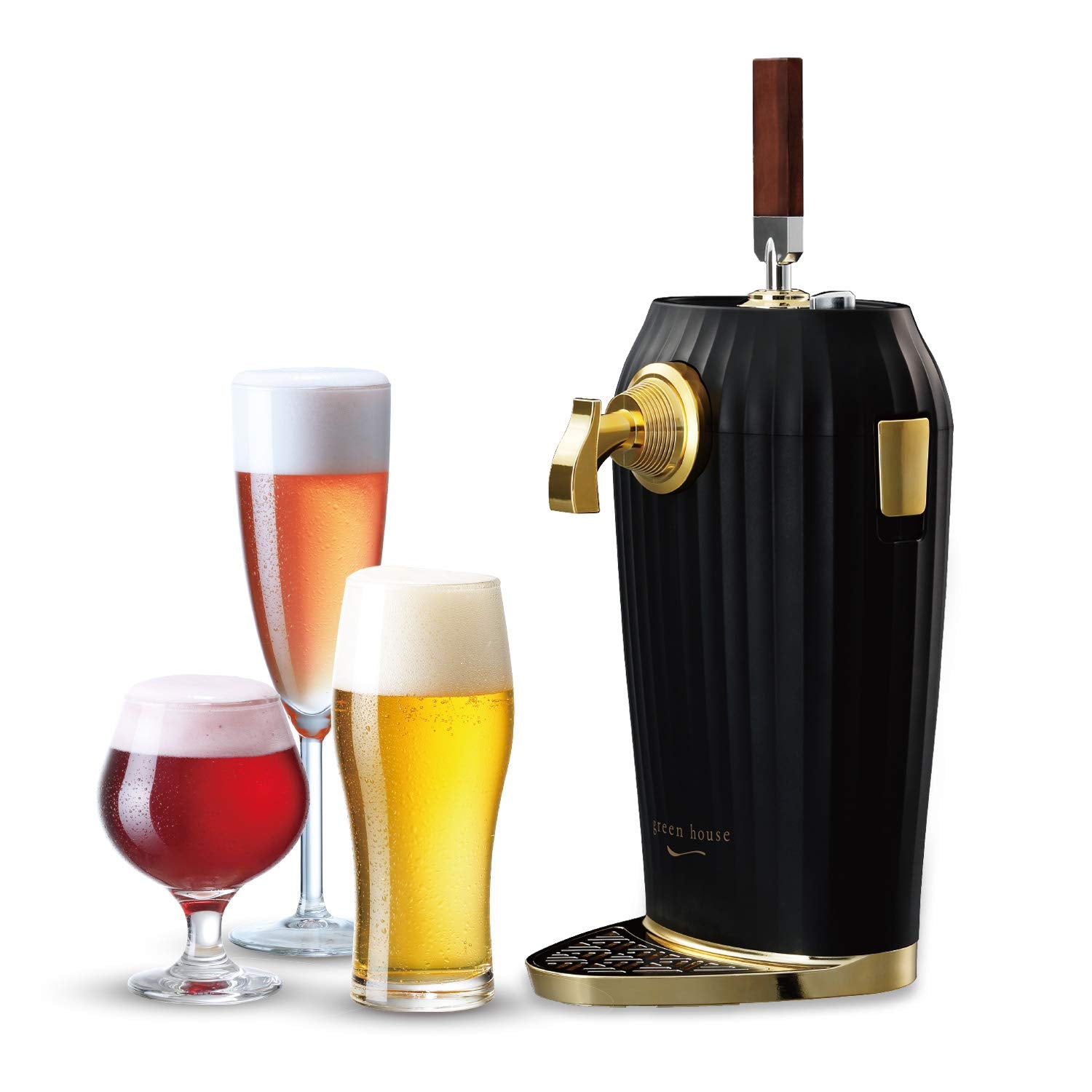 Green House compact dispenser for beer and cocktail drafts