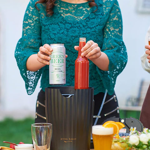 Green House cocktail creator switch press for instant mixing