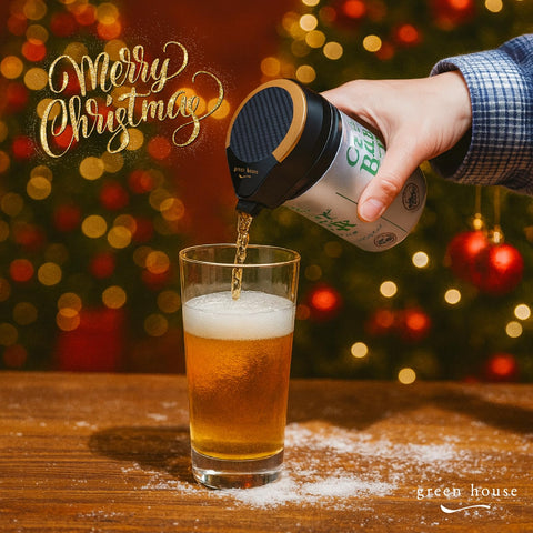 GREEN HOUSE One-Touch Beer Dispenser demonstrates 40 kHz ultrasonic tech in action