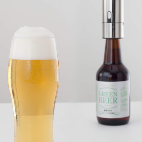Green House foam maker with removable pour spout for easy cleaning.