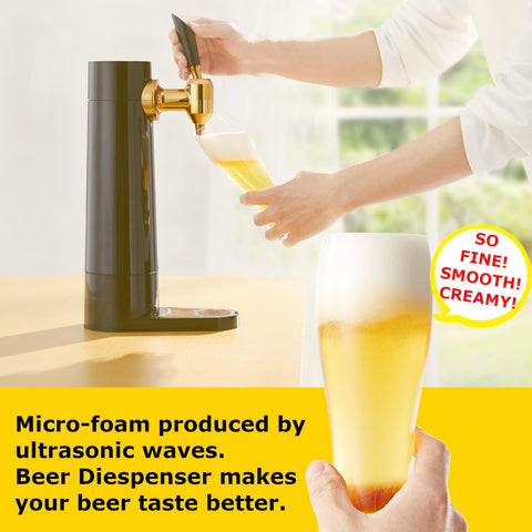 GREEN HOUSE USB-rechargeable dispenser offers cordless convenience for parties