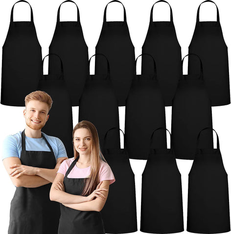 Green Lifestyle kitchen use scene shows multiple cooks with no-pocket aprons
