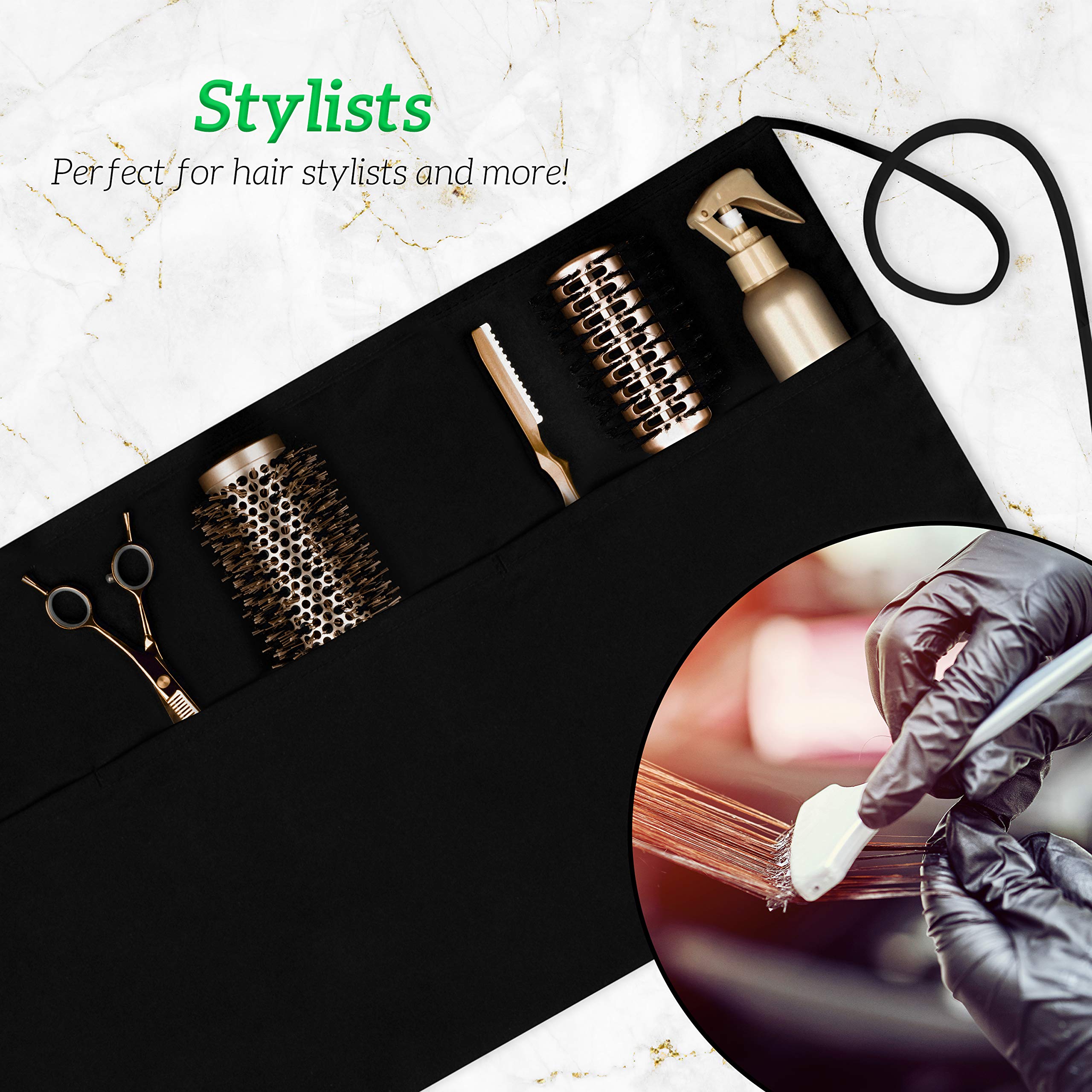 GREEN LIFESTYLE 3-pocket design keeps tools within reach