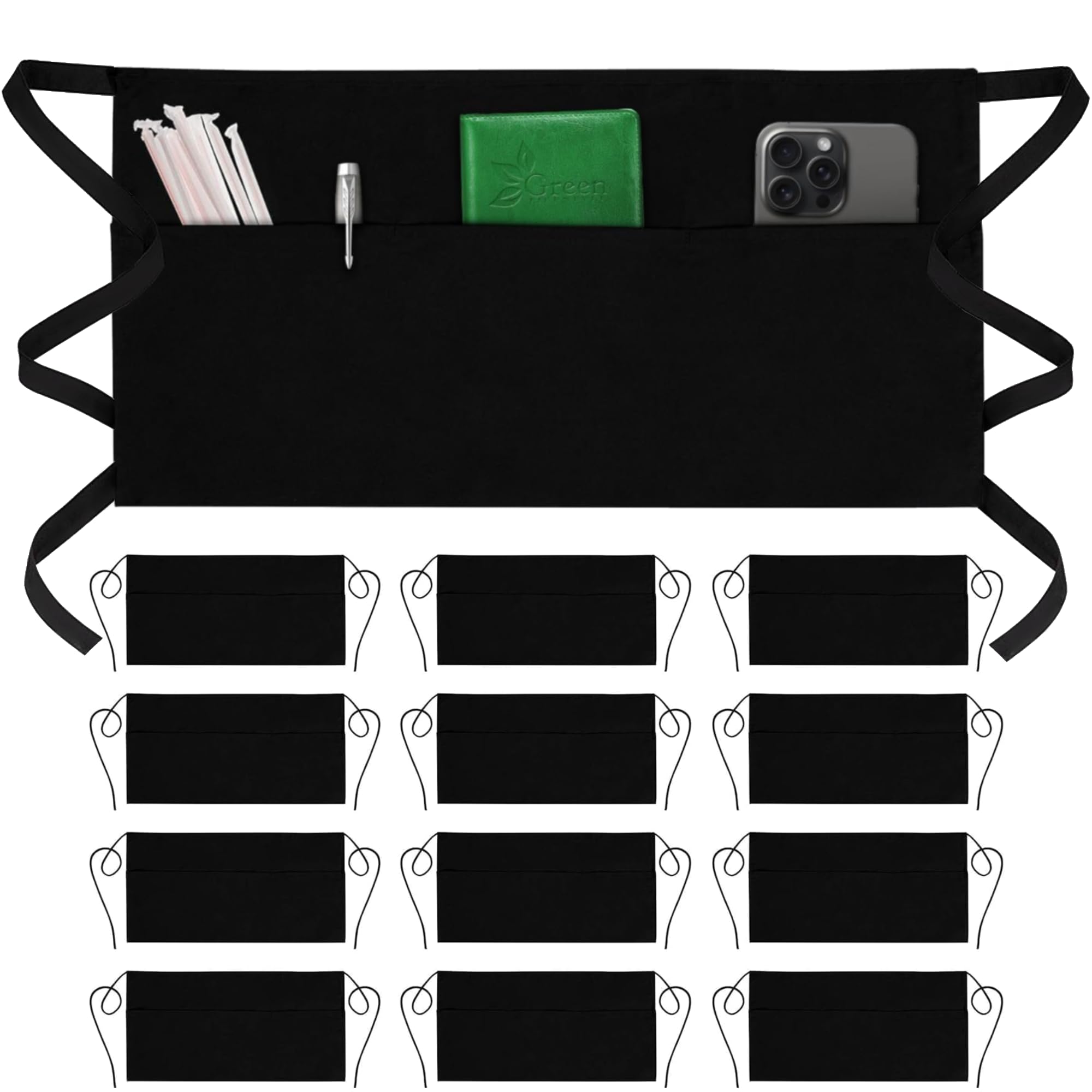 GREEN LIFESTYLE dark fabric hides stains during long shifts.