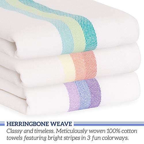 Green Lifestyle large 28x20 towels, ideal for restaurant or home kitchens.