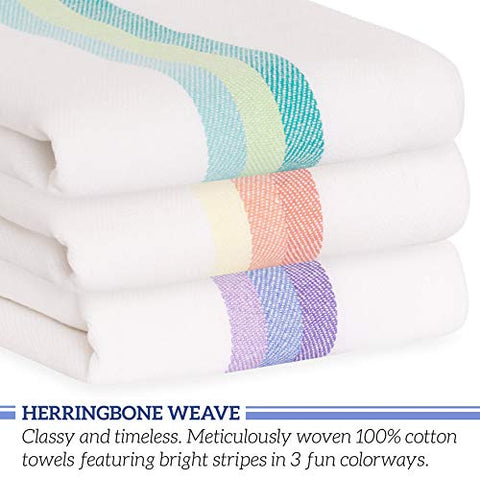 Green Lifestyle large 28x20 towels, ideal for restaurant or home kitchens.