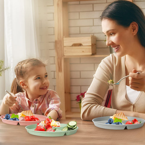 Greenandlife microwave-safe and dishwasher-safe plate for easy reheating