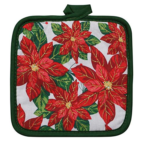 Greenbrier Poinsettia colorful stitching emphasizes durable everyday use with style.