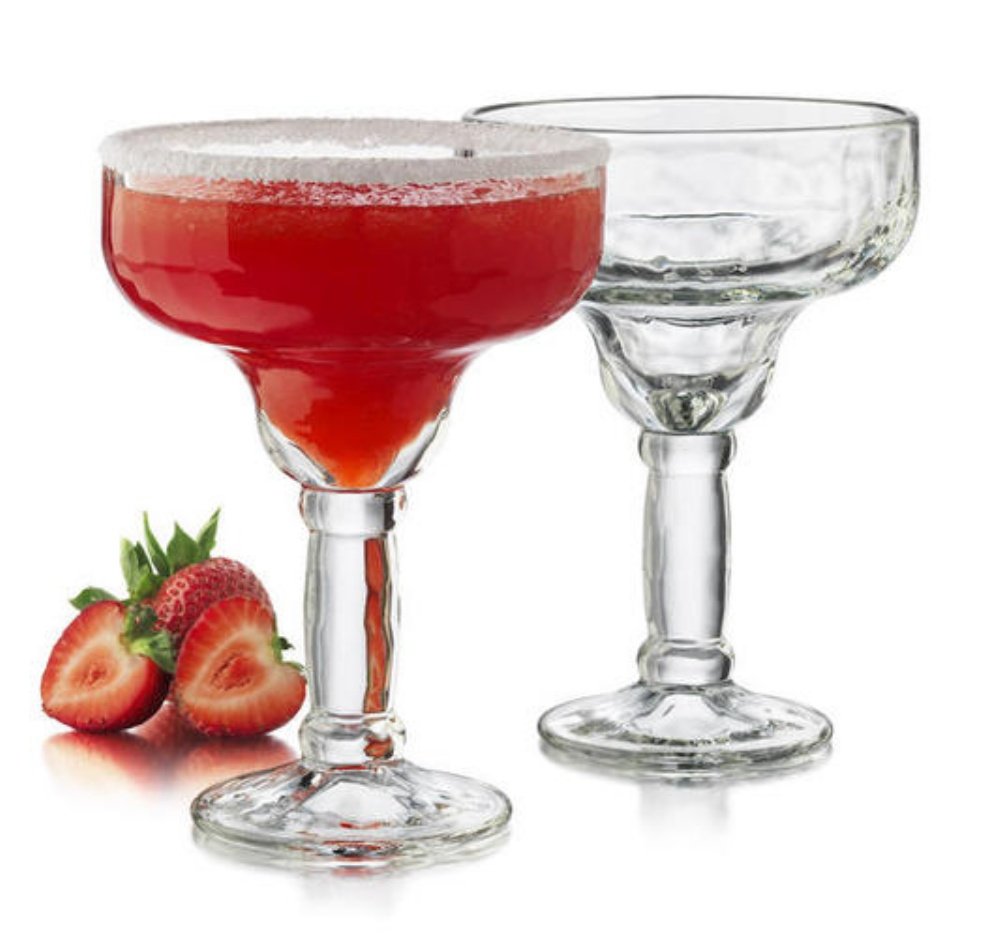 Greenbrier Yucatán Margarita glass set of 2 with thick stems for elegant service.