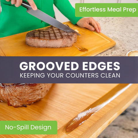Greener Chef charcuterie-serving board with cheeses and meats